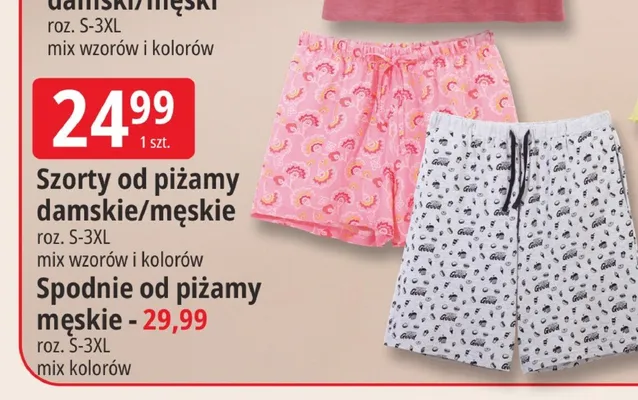 Szorty od piżamy męskie Tissaia promocja w Leclerc