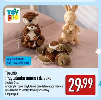 Przytulanka mama i dziecko Toylino promocja w Aldi