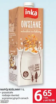 Napój roślinny Inka owsiane 1 l promocja w Selgros