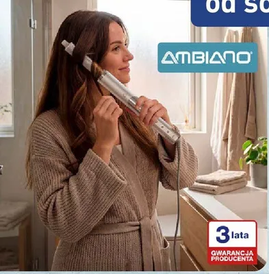 Składana lokówko-suszarka Ambiano 1400W promocja w Aldi