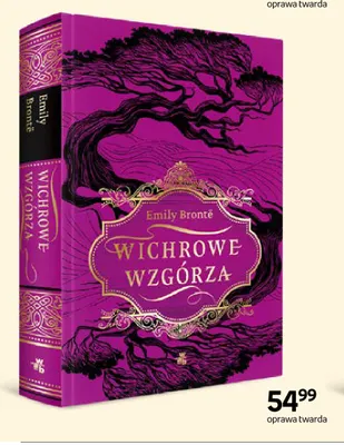 Książka Wichrowe Wzgórza Emily Brontë oprawa twarda W.A.B. promocja w Empik