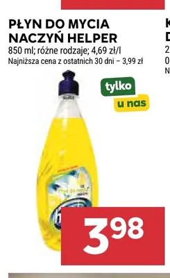 Płyn do mycia naczyń Helper promocja w Stokrotka