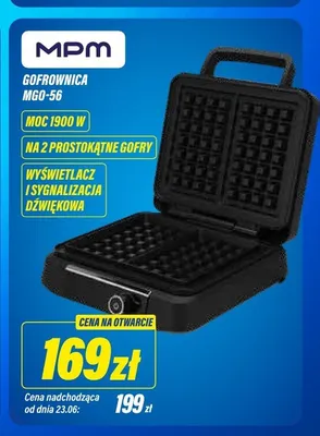 Gofrownica MPM MGO-56 promocja w RTV EURO AGD