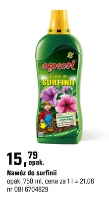 Nawóz do surfinii promocja w OBI