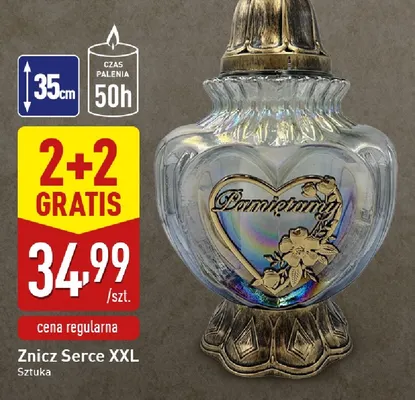 Znicz Serce Xxl promocja w Aldi
