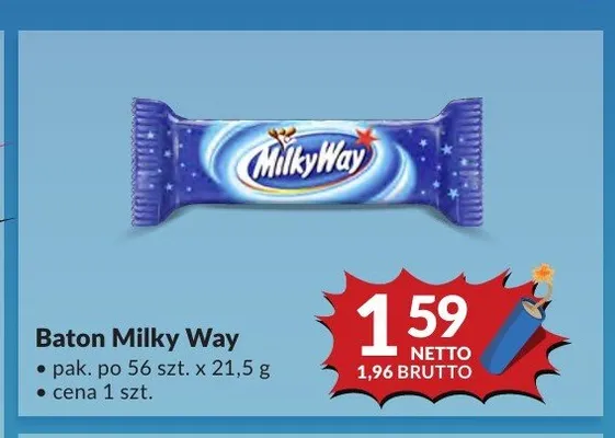 Baton Milky Way promocja w Makro
