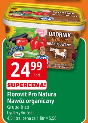 Pro Natura Nawóz organiczny bydlęcy/koński promocja w Leclerc