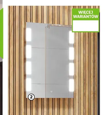 Lustro z wbudowanym oświetleniem Ikar Venti 50x70 cm Sensea promocja w Leroy Merlin