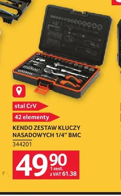 Zestaw kluczy nasadowych 1/4" Kendo promocja w Selgros