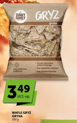 Wafle Gryz gryka The Sunny Family promocja w Euro Sklep