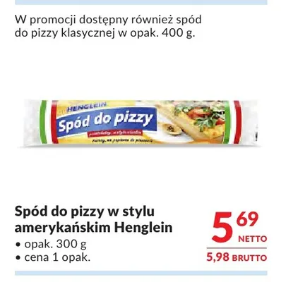 Spód do pizzy klasycznej Henglein promocja w Makro