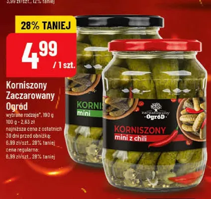 Korniszony mini Zaczarowany Ogród promocja w POLOmarket