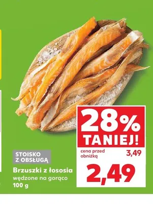 Brzuszki z łososia wędzone na gorąco promocja w Kaufland