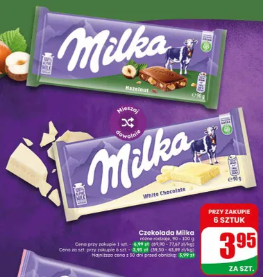 Czekolada Milka Hazelnut promocja w Dino