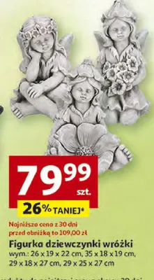 Figurka dziewczynki wróżki promocja w Auchan