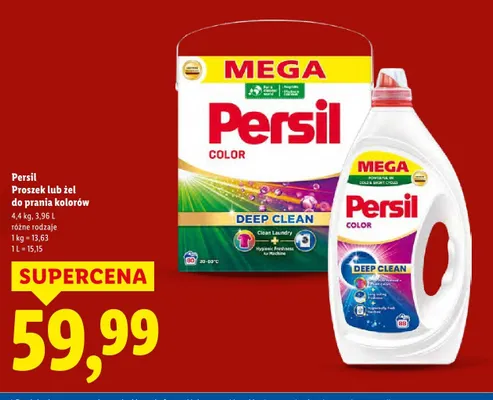 Żel do prania kolorów 3,96 l promocja w Lidl