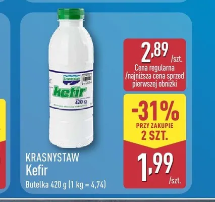 Kefir Krasnystaw promocja w Aldi
