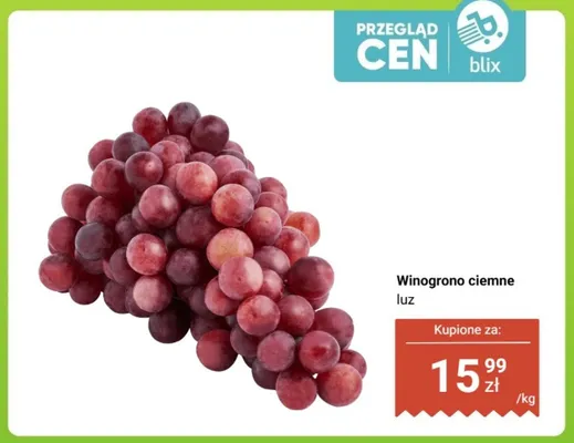 Winogrono ciemne luz promocja w Dino