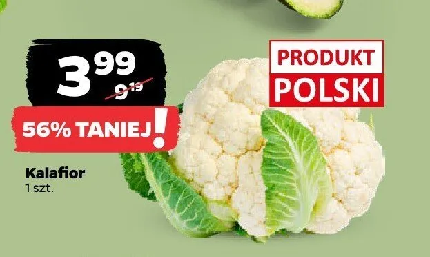 Kalafior polski promocja w Netto