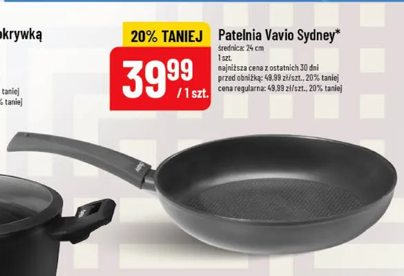 Patelnia Vavio Sydney 24 cm promocja w POLOmarket
