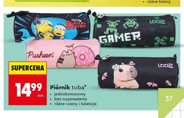 Piórnik tuba LOOZZ promocja w Biedronka
