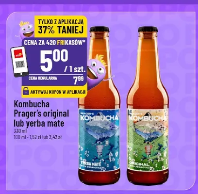 Kombucha Prager's yerba mate promocja w POLOmarket