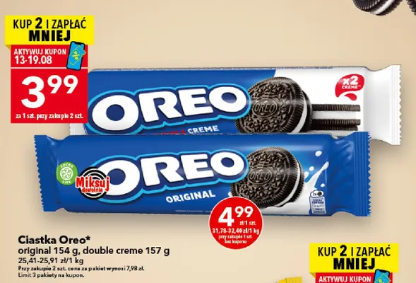Ciastka Oreo original promocja w LEWIATAN