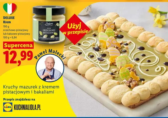 Krem orzechowo-pistacjowy  promocja w Lidl