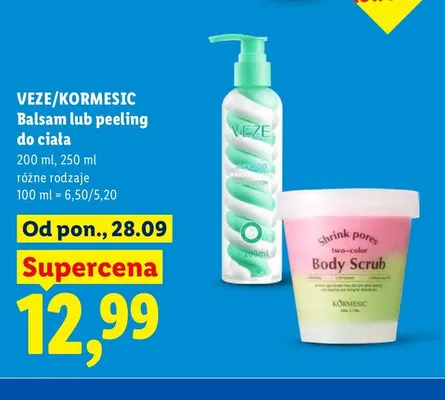 Peeling do ciała Kormesic promocja w Lidl