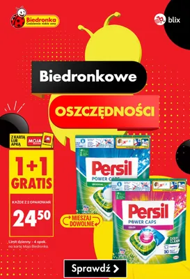 Kapsułki do prania Power Caps Universal promocja w Biedronka