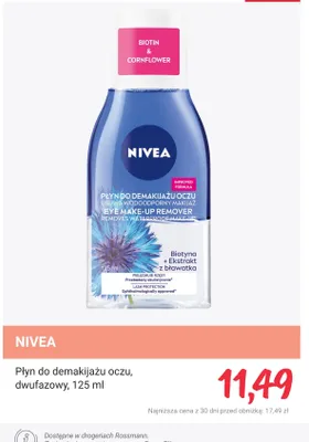 Płyn do demakijażu oczu, dwufazowy 125 ml promocja w Rossmann