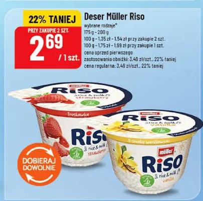 Deser Müller Riso fruskawka promocja w POLOmarket