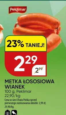 Mętka łososiowa wiana promocja w Chata Polska
