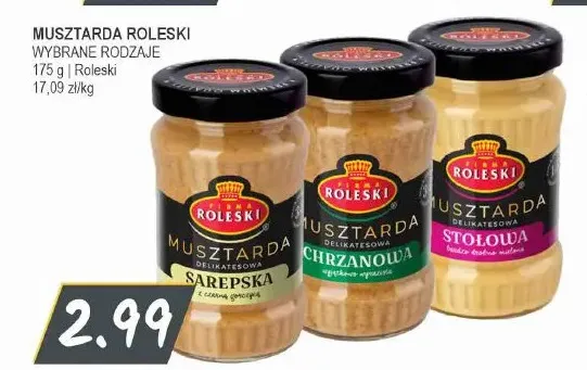 Musztarda Roleski Sarepska promocja w Słoneczko
