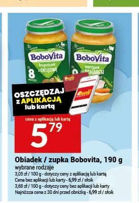 Obiadek / zupka Bobovita promocja w Twój Market
