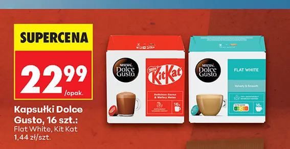 Kapsułki Dolce Gusto Kit Kat promocja w Biedronka