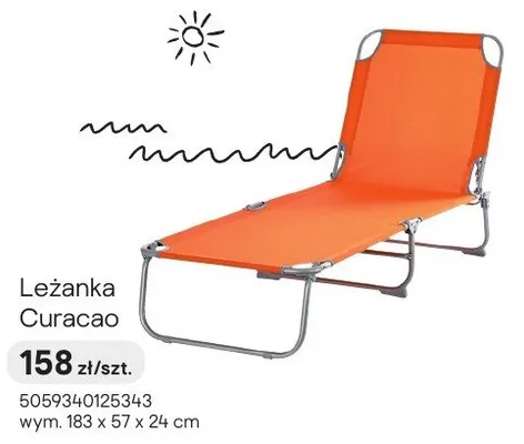 Leżanka Curacao promocja w Castorama