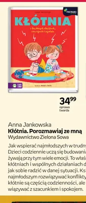 Książka Anna Jankowska Kłótnia. Porozmawiaj ze mną Zielona Sowa promocja w Empik