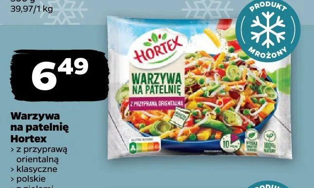 Warzywa na patelnię Hortex promocja w Netto