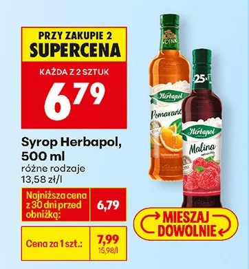 Syrop różne rodzaje promocja w Biedronka