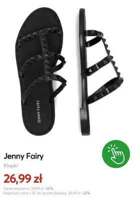 Klapki Jenny Fairy promocja w eobuwie.pl