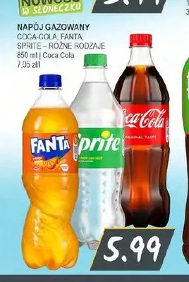 Napój gazowany Fanta promocja w Słoneczko