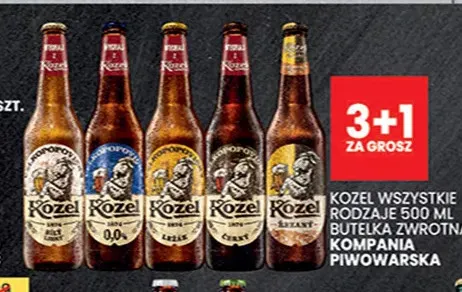 Piwo Kozel promocja w Wafelek