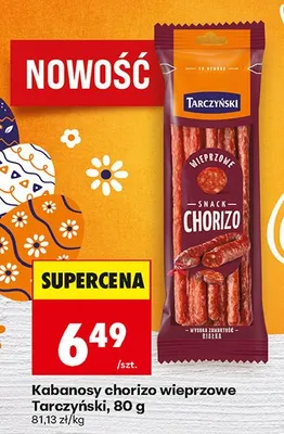 Kabanosy chorizo wieprzowe promocja w Biedronka