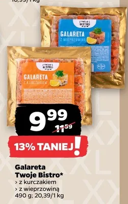 Galareta Twoje Bistro z kurczakiem promocja w Netto