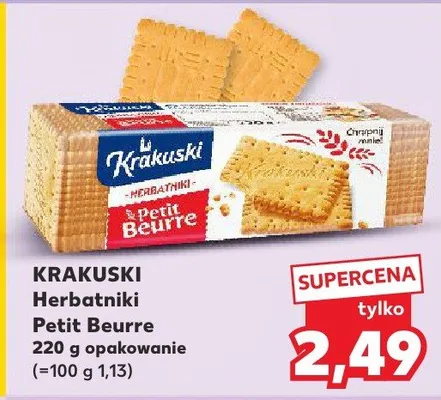 Herbatniki Petit Beurre promocja w Kaufland