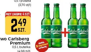 Piwo Carlsberg Premium promocja w Społem Częstochowa
