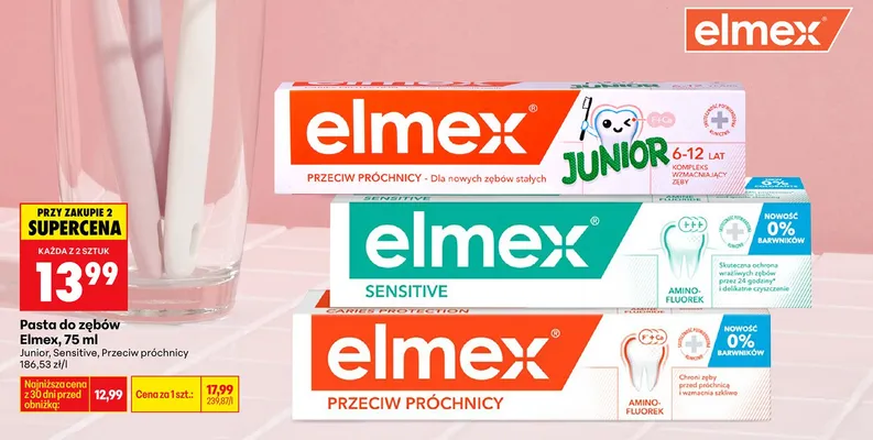 Pasta do zębów Junior promocja w Biedronka