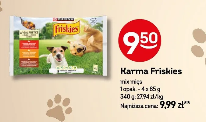 Karma Friskies mix mięs promocja w Żabka