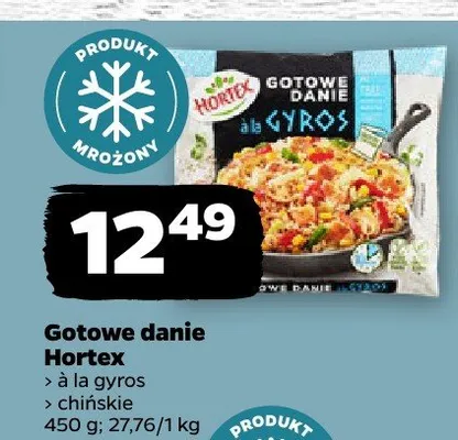 Gotowe danie à la gyros Hortex mrożone promocja w Netto
